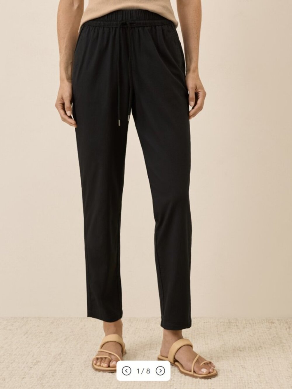 Pact Twill Ultra-High Rise Twill Pant